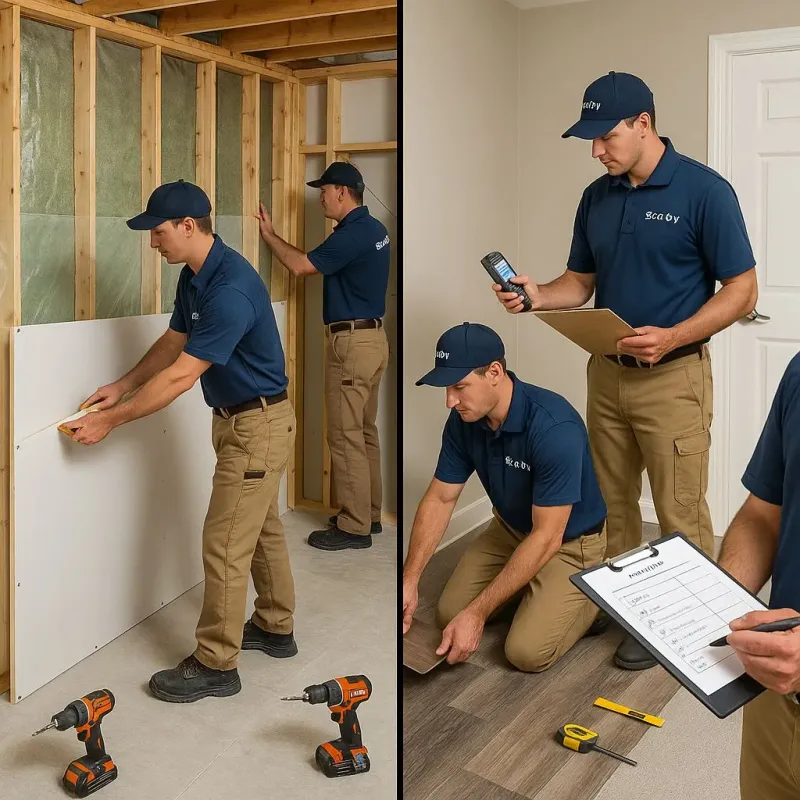 Repairs and Reconstruction process in East Norwalk, CT