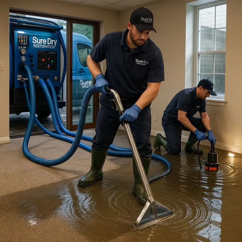 Water Extraction and Removal process in East Norwalk, CT